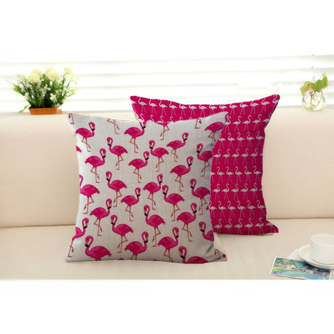 Pink Flamingo Series Cushion Covers  45x45cm