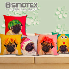 Colorful Pugs