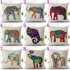 India Elephant Pillowcase 45x45cm