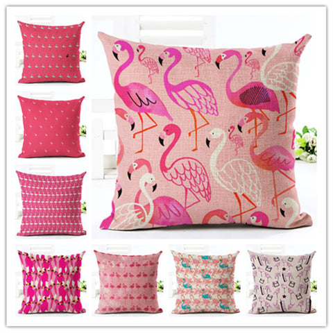 Flamingos Cushion Cover