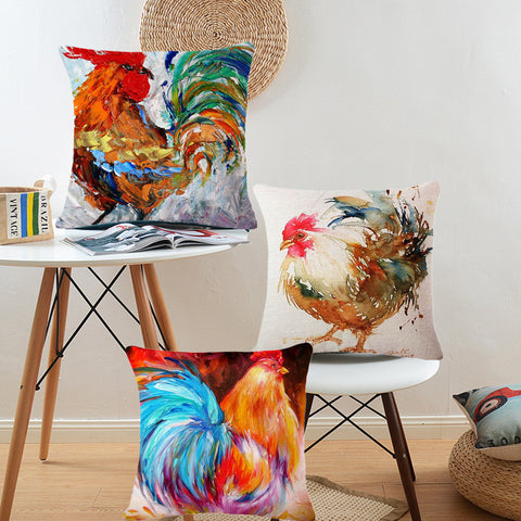 Rooster Pillow Case