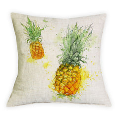 Pineapple Cushion Cover Christmas Festival Skull Sunglasses Fruit 43X43cm Pillow Cases Pillowcase Bedroom Sofa Decoration