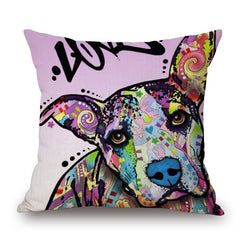 Colorful Chihuahua, Bull Terrier, Pit Bull, Dog, Cat