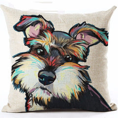 Cotton Cushion Cover Doggies