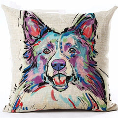 Cotton Cushion Cover Doggies