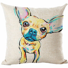 Cotton Cushion Cover Doggies