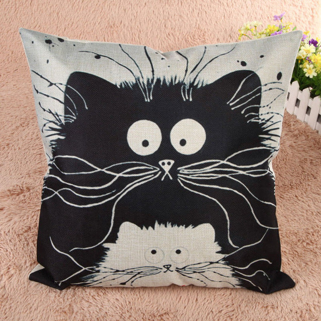 Cat Pillow 18x18''