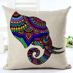 India Elephant Pillowcase 45x45cm