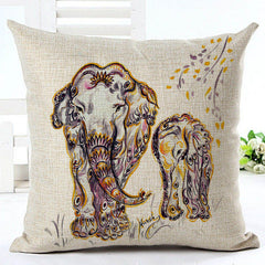 India Elephant Pillowcase 45x45cm