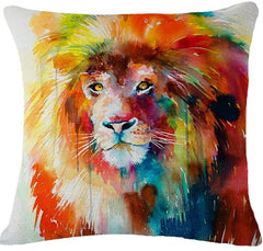 Colorful Animal Cushion Cover 3D
