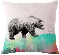 Colorful Animal Cushion Cover 3D