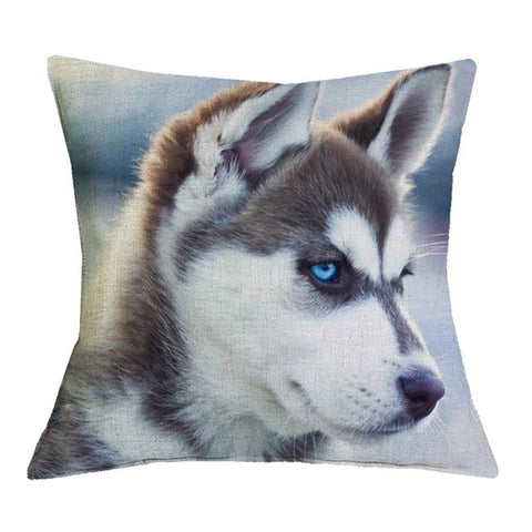 Husky Cushion Cover