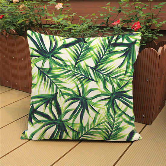 Tropical Pattern Cushion Cover