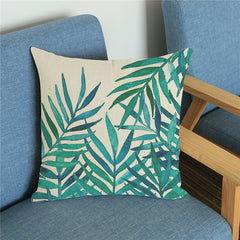 Tropical Pattern Cushion Cover