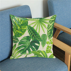 Tropical Pattern Cushion Cover