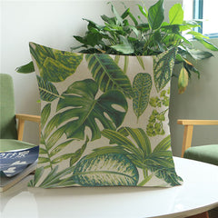 Tropical Pattern Cushion Cover
