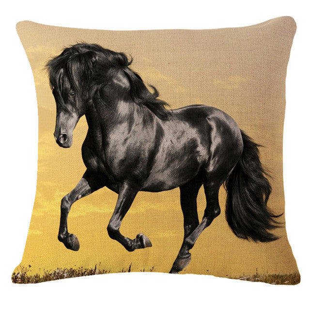 Horse Print Cushion Covers 45x45cm