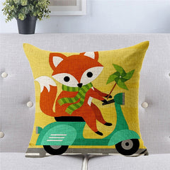 Cute Fox Cushion Cover