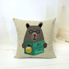 Bear+Otter Cushion Cover