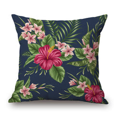 Tropical Cushion Cover - Flamingo, Parrot, Floral