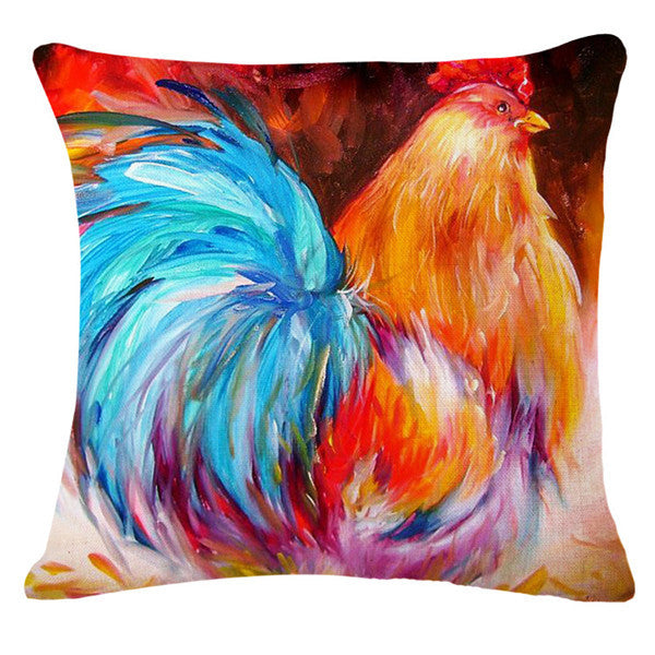 Rooster Pillow Case