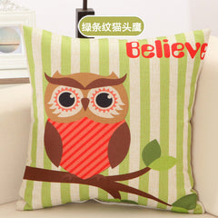 Owl decorative cushion covers 45x45cm