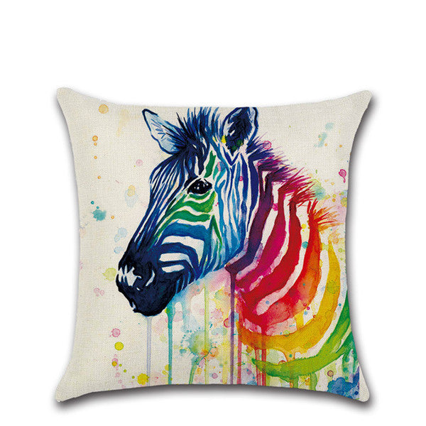 Zebra-Elephant-Wolf-Bird pattern