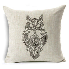 Colorful Fox, Elephant, Giraffe, Tree