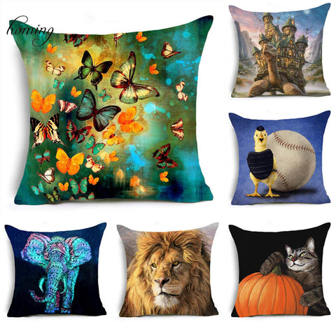 Cute Animals Cushion Cover
