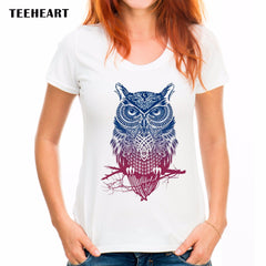 Colorful Owl Women Tee