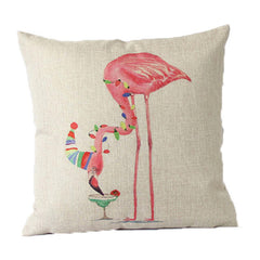 18'' Flamingo Cushion Cover