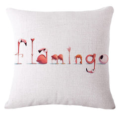 18'' Flamingo Cushion Cover