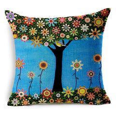 Colorful Tree Pillow Case 18x18