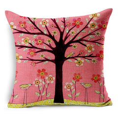 Colorful Tree Pillow Case 18x18
