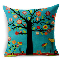 Colorful Tree Pillow Case 18x18