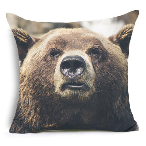 Bear, horse, bull, pug, wolf