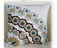 Embroidery Cotton Cushion Cover
