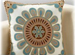 Embroidery Cotton Cushion Cover