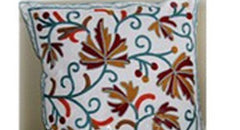 Embroidery Cotton Cushion Cover