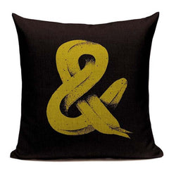 Yellow LOVE Bird Cushions Cover