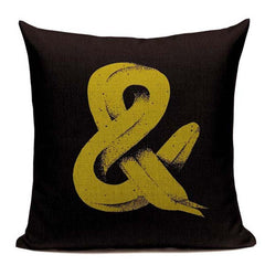 Yellow Color LOVE Bird Cushions Cover