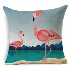 Flamingo Cushion Cover