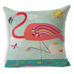 Flamingo Cushion Cover