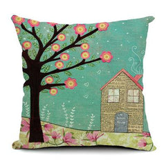 Cartoon Snail Cushion Cover