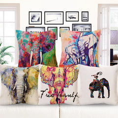 Elephant Cushion Cover