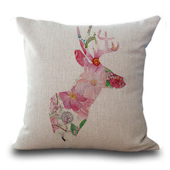 Deer & Giraffe Cushion Covers