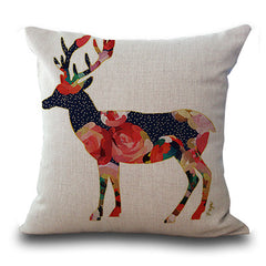 Deer & Giraffe Cushion Covers