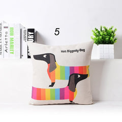 Colorful Rainbow Cushion Cover