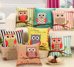Owl Cushion Cover