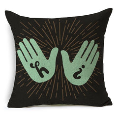 RUBIHOME New Fashion Cheap Cushion Cover Decorative Pillow Case Polyester Modern Home Decor Sofa Design Tiger Deer Birds Plant